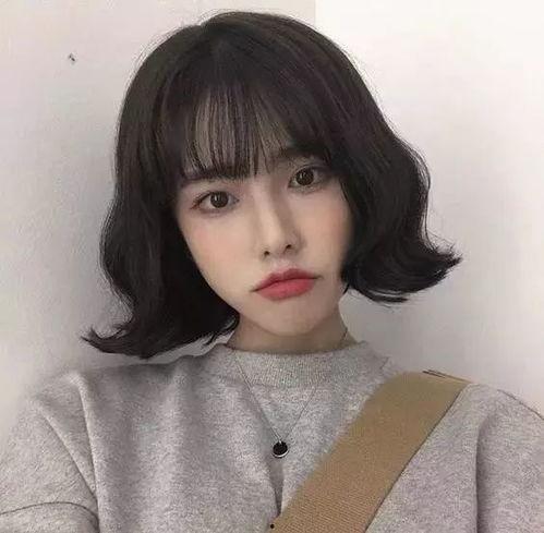 网红吃瓜短发图片大全,时尚潮流的短发女神大盘点